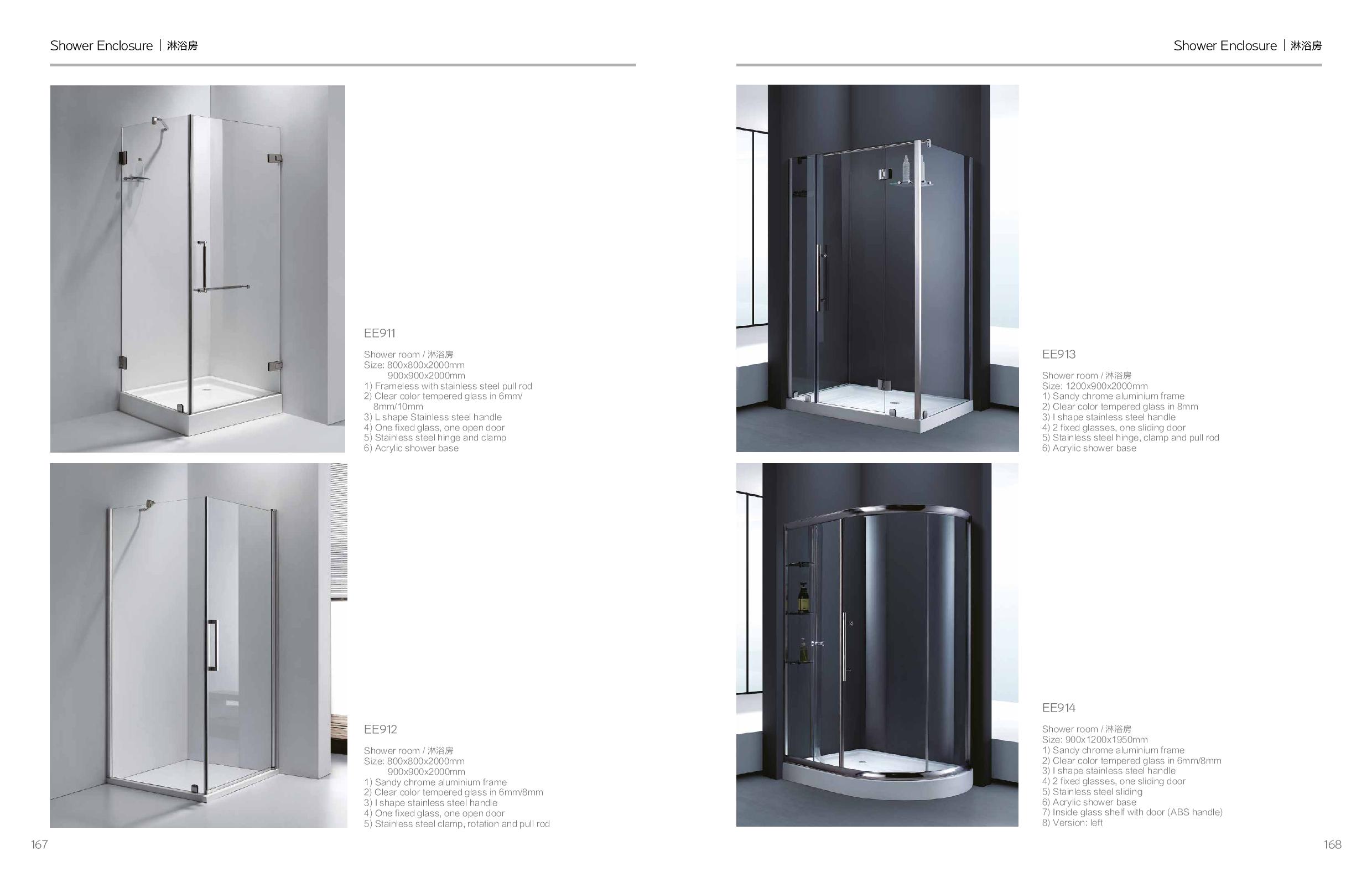 CABINET TOILET BASIN SHOWER SCREEN EM Page 076